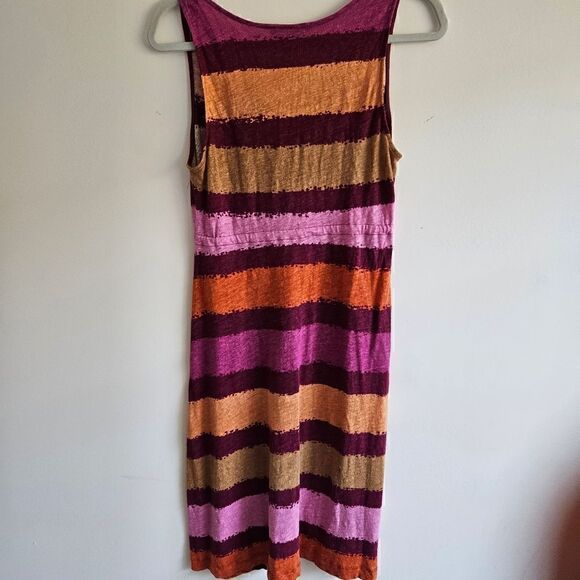 Tommy Bahama Striped Summer %100 Linen Dress - Picture 4 of 6